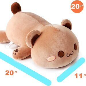 NWT Cute Brown Bear Plush Toy 20" Stuffed Animal